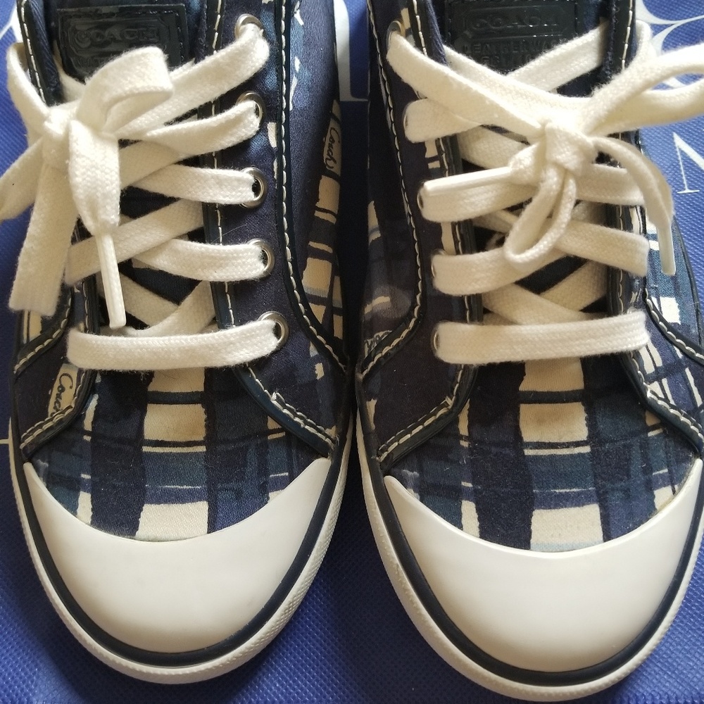 Coach Navy Tennis shoes
